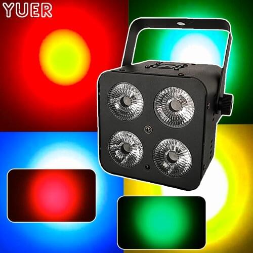 RGBW COB Par Light With DMX512 Control For DJ Disco Party Stage Effect Lighting Led Beam Par Lamp Music Party Club Bar Light
