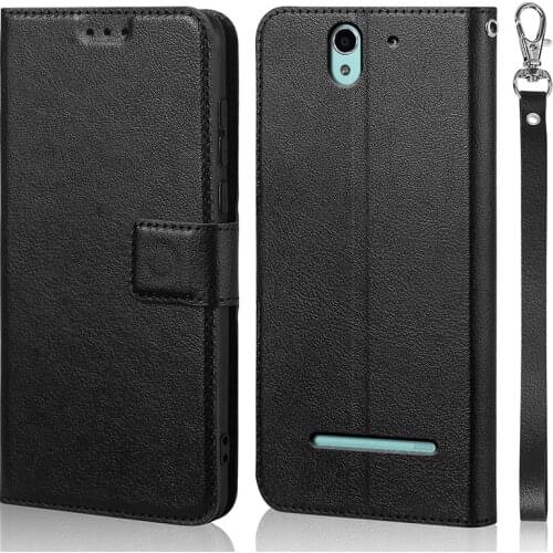 Luxury Flip Case for Sony Xperia C3 S55T S55U D2533 Dual D2502 Cover Original Book Design Leather Phone Coque Wallet Capa Stand