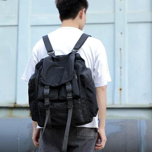 Teenager 15.6 Inch Laptop Backpacks Large Capacity Travel Men Waterproof Backpack Foldable Soft Anti-theft School Bag Mochila