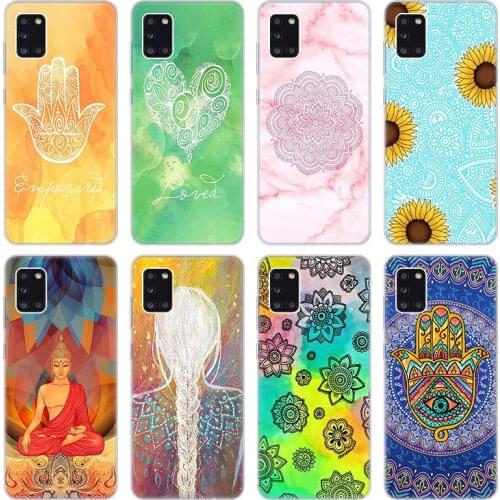 Mandala Chakra Yoga Soft Case for Samsung Galaxy A02 A10 A11 A12 A20 A20E A21 S A22 A30 A31 A32 A01 Core Silicone Cover