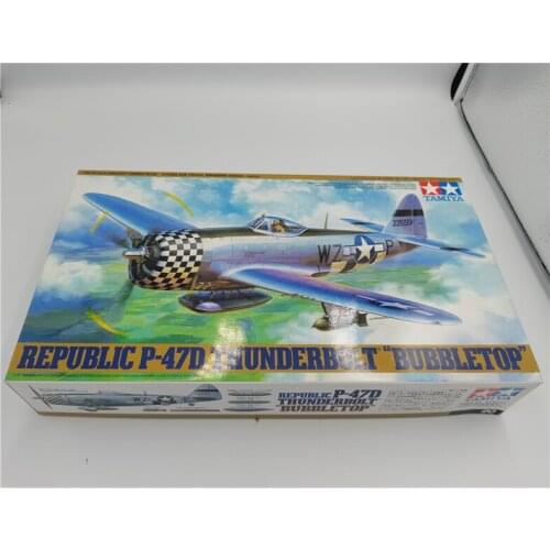 Tamiya Hobby Toys 1/48 American P-47D Fighter Assembly Airplane Model Kits For Adults Diy Part Or Children Kids Gift