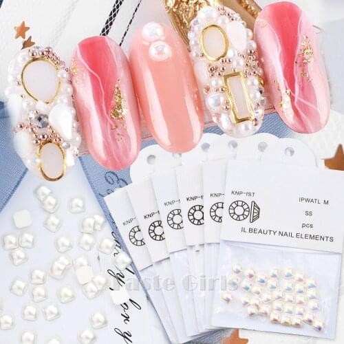 Taste-girl Pearls For Nail Design