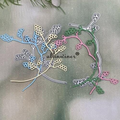 Fruit flower branch Metal Cutting Dies Stencils For DIY Scrapbooking Decorative Embossing Handcraft Die Cutting Template