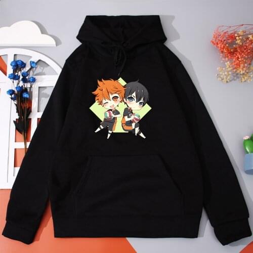 Japanese Anime Haikyuu Womens Hoodies Autumn Casual Top Fashion Volleyball Magan Women Sweatshirt 2021 New Female Lady Clothing
