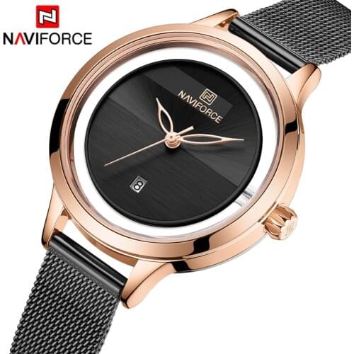 Women Watch NAVIFORCE Top Brand Ladies Fashion Simple Luxury Analog Quartz Watches Female Waterproof Wristwatch Relogio Feminino