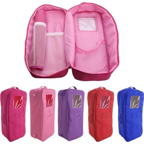 1Pc Portable 18-inch Dolls Storage Handbag Dolls Storage Toy Accessories Bag Accessories Travel Girl Dolls Backpack