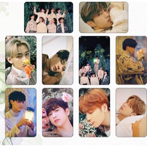 10Pcs/Set GOT7 New Ablum Photocard Stikcy Cards Student Crystal Card Sticker For Fans Collection Gift