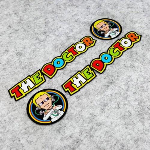 2pcs/lot LuLuSticker #044 20x5cm Motorcycle Racing Rossi the Doctor Waterproof Car Windshield Reflective Stickers and Decals
