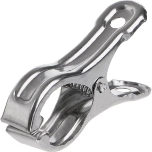 20 Pcs Stainless Steel Clothes Pegs Hanging Pins Laundry Windproof Clips D08D