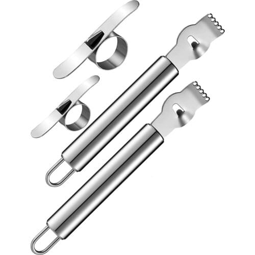 4 Pcs Lemon Grater Zester Stainless Steel Round Ring Orange Peeler Citrus Peeler Kitchen Accessories Kitchen Gadgets