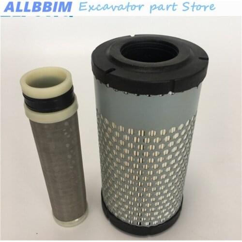 For Kubota U15 U10 U15-3S Excavator Accessories Air Filter Element Excavator Air Filter Filter Element High Quality Accessories