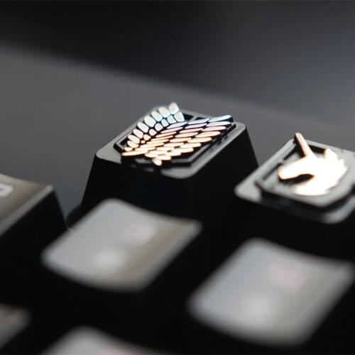 Keyboard Accessories Zinc-aluminum Mechanical keyboard Keycap For Personalization For PC Mechanical Keyboard R4 Height