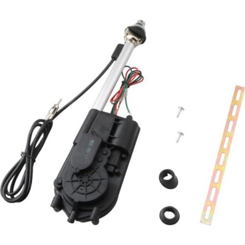 Car Electric Aerial Radio Automatic Booster Power Antenna Kit Car Signal Electric Antenna 12V Exterior Vehicle Aerials