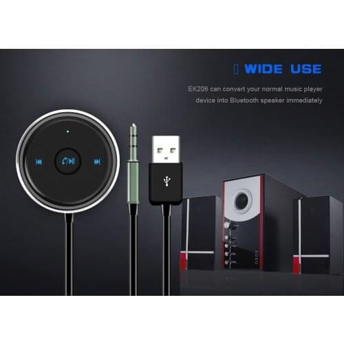 Wireless Adapter Bluetooth Adapter Car Bluetooth Receiver 4.1 Stereo 3.5mm AUX Interface Car Kit Mobile Audio Receiver