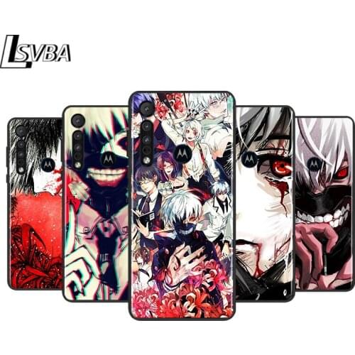 Anime Tokyo Ghoul Japan for Motorola G9 G8 G E7 E6 One Play Marco Hyper Fusion Stylus Power Edge Plus Black Phone Case