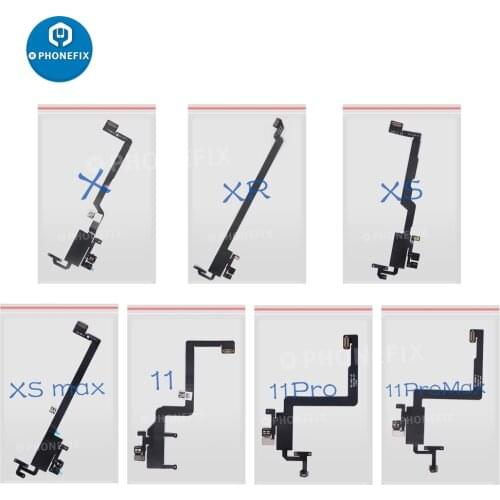 Proximity sensor earpiece speaker mic face ID ribbon flex cable Light Sensor For iPhone X XR XS 11 11 Pro Max Replacement Parts