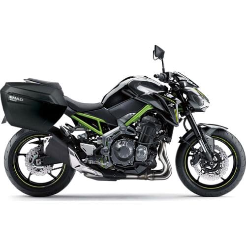 For KAWASAKI Z900 Z 900 2017 2018 SHAD SH23 Side Boxs+Rack Set Motorcycle Luggage Case Saddle Bags Bracket Carrier System