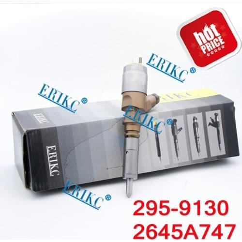 ERIKC 295-9130 (2959130) CAT C6 C6.4 Diesel Injection 2645A747 Common Rail Injector 295 9130 for Truck Tracked Excavator 320D FM