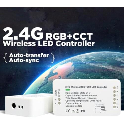 GLEDOPTO DC 12-24V Zigbee RGBW LED Controller Smart Phone APP Control Light Strip Dimmer RGBW Controller GL-C-007