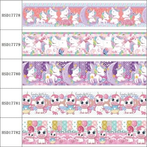 HSDRibbon free shipping 3" 75mm heat transfer printed hsd-design series Grosgrain Ribbon 50Yards/Roll