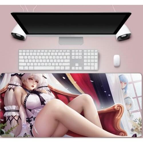 Gaming Mouse Pad Computer Gamer Mousepad Large Game Rubber No-slip Mouse Mat Anime Big Mause Pad for PC Laptop