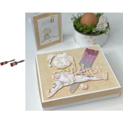 Brush Metal Die Cutting 2021 New Diy Die Molds Scrapbooking Paper Making Cuts Crafts Big Die