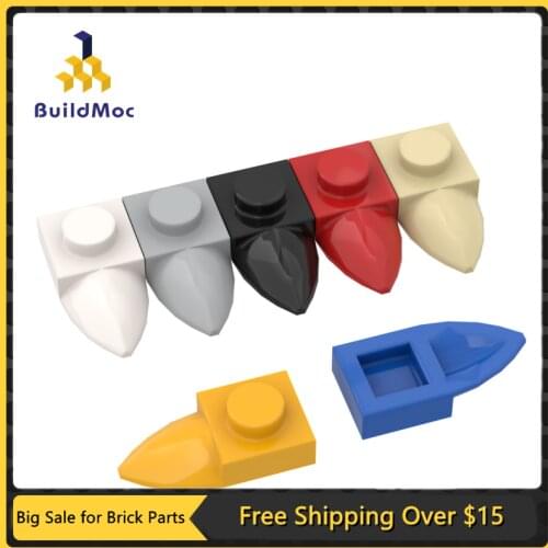 MOC Compatible Assembles Particles 49668 Plate Modified 1x1 Tooth Horizontal Building Blocks Parts Educational Tech Toys