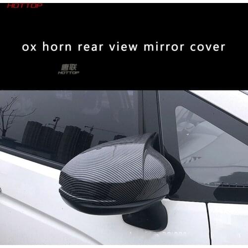 For Honda Jazz GK5 2014-2019 City Refitting The Horn Mirror Shell Carbon Fiber Reverse Mirror Shell