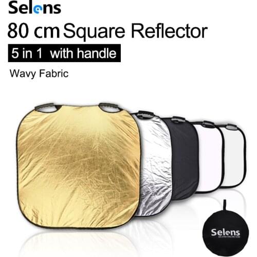 Selens 80CM 5 in 1 Reflector Photography Portable Light Reflector with Carring Case for photography photo studio accessories
