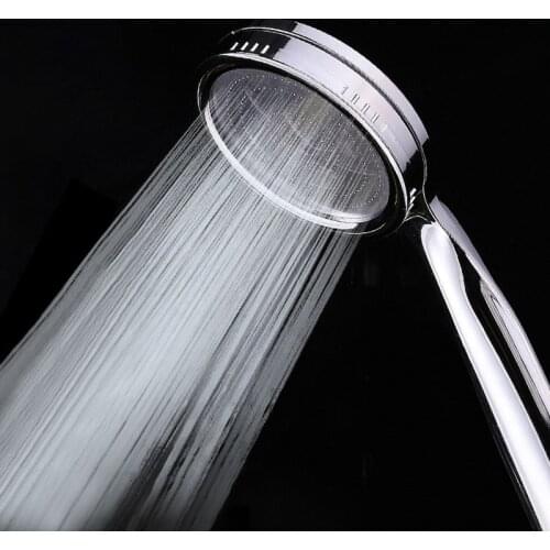 High Turbo Pressure Shower Head Water Saving Showerhead Boosting Spray Bath Handheld Shower HeadBathroom Accessories