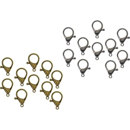 10x Large Lobster Claw Clasps Curved Lobster Clasps Key Rings Jewelry Making