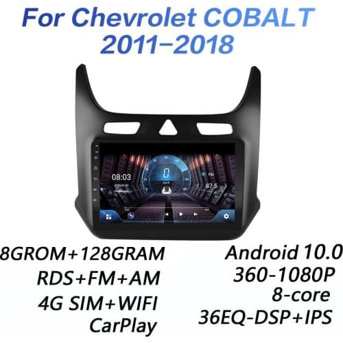 4G+64G DSP 2 din Android 9.0 4G NET Car Radio Multimedia Video Player for Chevrolet Cobalt 2011 - 2018 carplay