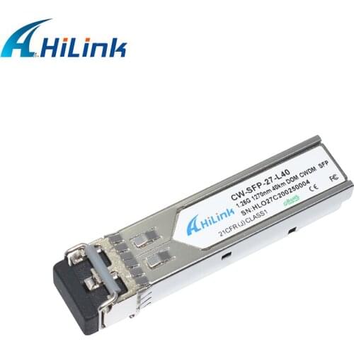 Free Shipping! 1000BASE-EX Duplex LC 1.25G 1270nm 40km 40km CWDM SFP
