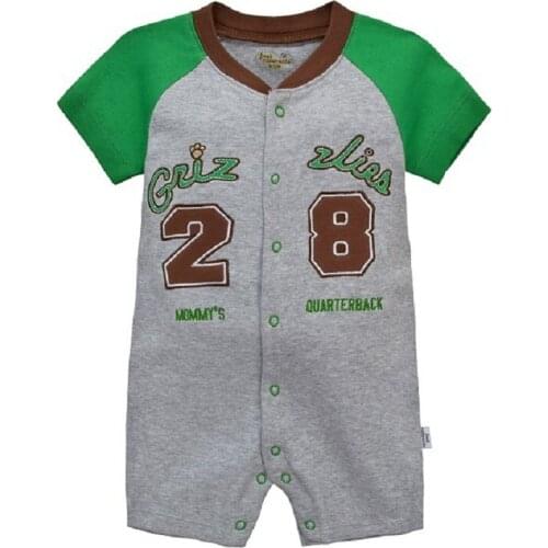 Baby rompers baby girls summer newborn clothing clothes short-sleeve romper boys