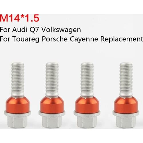 For Audi Q7 Volkswagen forTouareg Porsche Cayenne Replacement Car M14*1.5 Tire Strengthen Screw Wheel Bolts