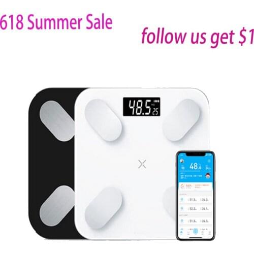 Electronic Bluetooth scale Rechargeable voice body fat human body called APP weight scale