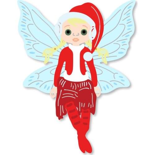 Hemere Red Green Flower Elf Metal Craft Die Cut Cutting die DIY Scrapbooking 2018 Die Cut Embossing Stencils Photo Card Decor