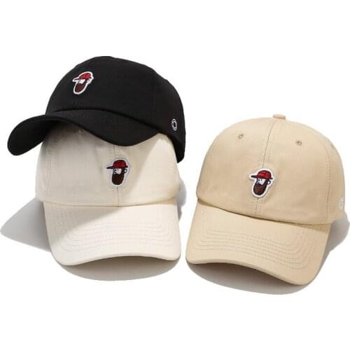 Cartoon Cotton Baseball Cap for Women and Men Hip Hop Dad Mesh Hat Fashion Embroidery Snapback Hat Casual Outdoor Baseball Cap