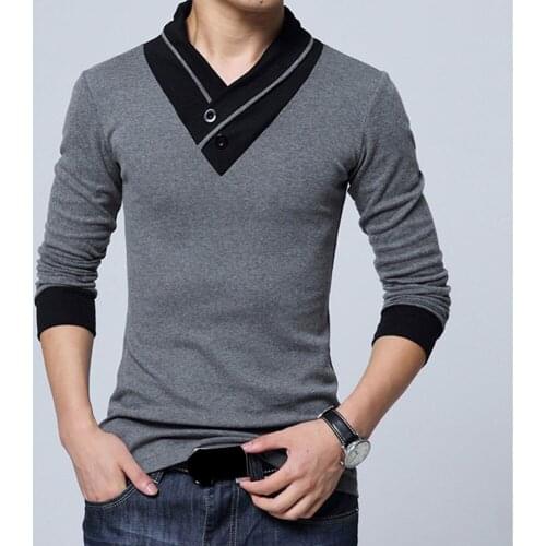 Autumn Winter Men Pullover Sweater 2020 Brand New Fit Knitted Korean Style Casual Sweater V-Neck Men Pullover Sweater