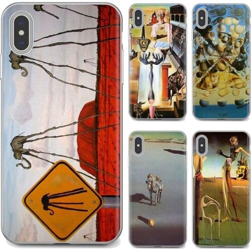 For Samsung Galaxy A10 A40 A50 A70 A3 A5 A7 A9 A8 A6 Plus 2018 2015 2016 2017 Soft Case salvador dali Famous painter Art works