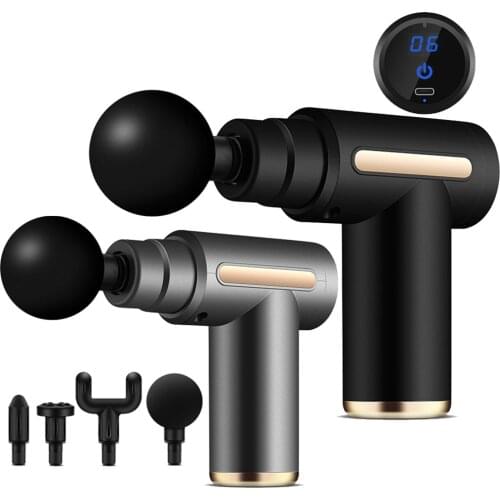 Deep Tissue Muscle Massage Gun Body Shoulder Back Neck Massager Exercising Athletes Relaxation Slimming Shaping Pain Relief