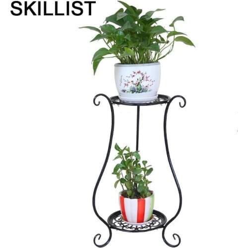 Support Pour Plante Outdoor Decoration Afscherming Balkon Decor Iron Decoracion Exterior Stand Balcony Balcon Flower Plant Shelf