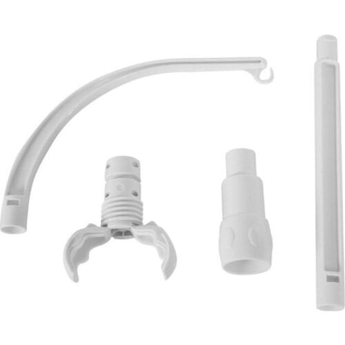 Baby Crib Holder ABS Plastic Plush Hanging Baby DIY Crib Mobile Bed Bell Toy Holder Degree Rotate Arm Bracket