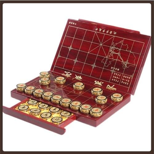Luxury Professional Chinese Chess Portable Pieces Wood Chinese Chess Board Games For Adults Jogo De Xadrez Chess Set Luxury