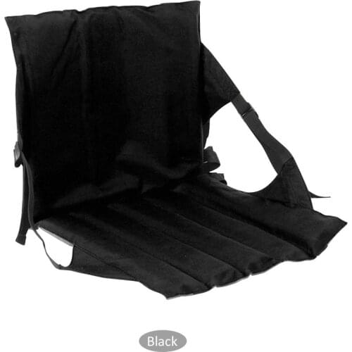 Foldable Outdoor Cushion Chair With Backrest Portable High Quality Oxford Cloth Adjustable Folding Seat