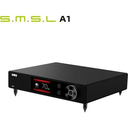 SMSL VMV A1 Audiophile Delicate Class A High Resolution Power Amplifier AMP RCA Input 6.35mm Headphone Amplifier Output