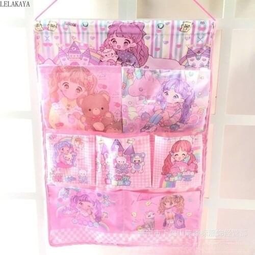 Cartoon Moon toy Oxford Cloth Make Up Cosmetic Storage Bags Fashion Wall Hanging Bag Beauty Case Organizer New