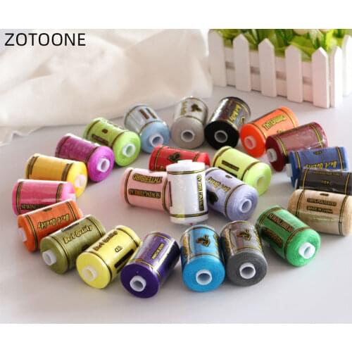 High Quality 12/24 Fixed Color Household Sewing Thread 1000 Yards Polyester Thread DIY Sewing Kit for Hand Machine Needles Set G