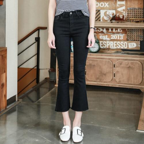 Woman Jeans Pants 70% Cotton Bell-Bottom Pants Pants Elastic Pants Children Pantalones Vaqueros Mujer