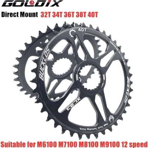 Direct Mount 32T 34T 36T 38T 40T Bike chainring MTB Narrow Wide Bicycle Chainwheel for deore xt M7100 M8100 M9100 12S Crankset